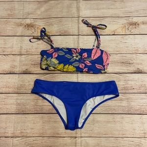 Victoria Secret Pink flowered purple  Bikini 👙